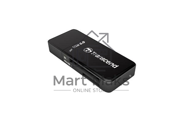Кард-ридер Transcend RDF5, SD/microSD, USB 3.0, черный