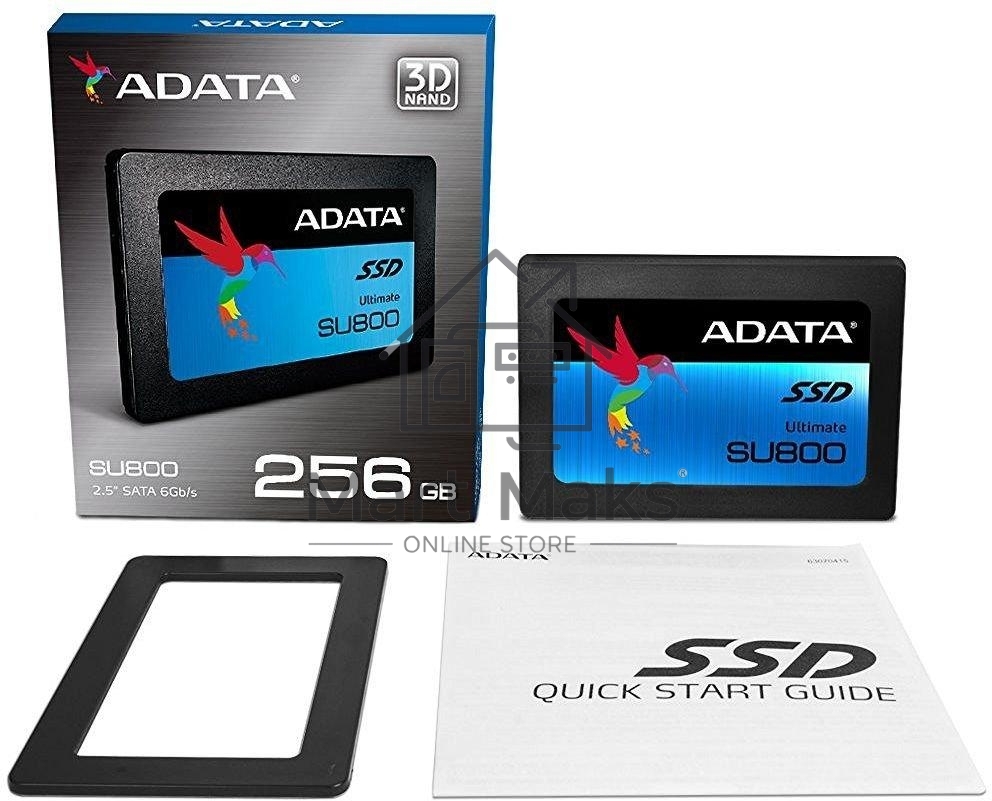 Накопитель SSD ADATA SU800, 256Gb, SATA III, 2.5