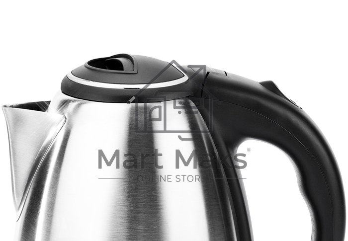 Чайник Centek CT-0035 (матовый) металл 1,5л, 2000W, хромированная вставка на крышке