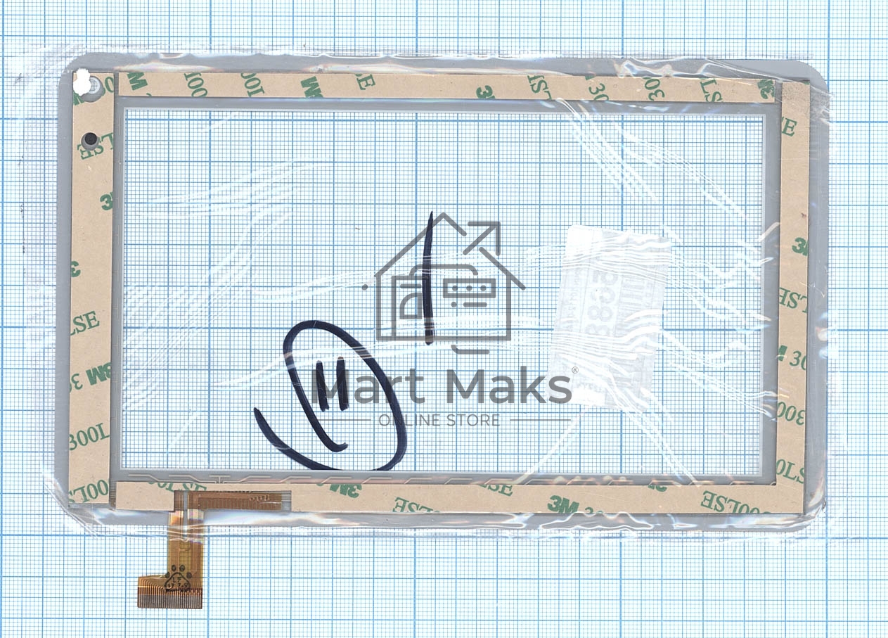 Сенсорное стекло (тачскрин) 10112-0A4945E, белое
