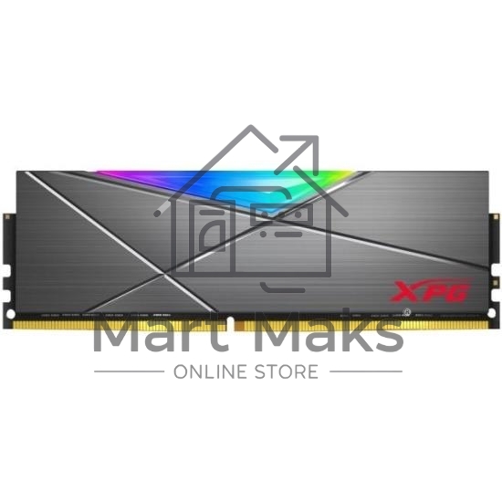 Оперативная память XPG Spectrix D50, DDR4, 32GB (1x32 GB), 3200 MHz, CL16, DIMM, радиатор, RGB, серый