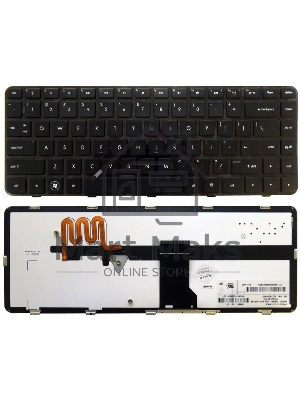 Клавиатура для ноутбука HP Pavilion DM4-1000 DV5-2000 DV5-2100 черная с подсветкой