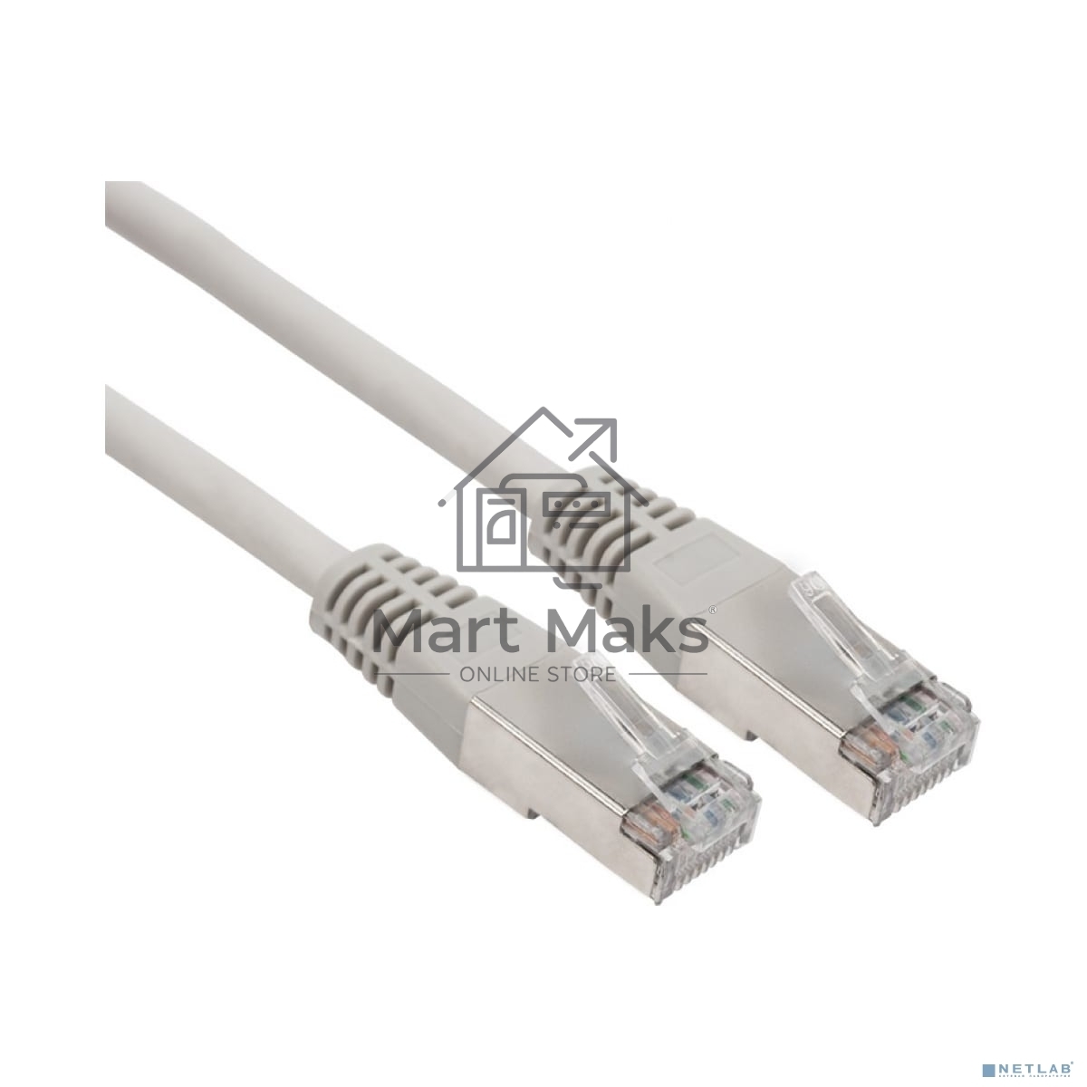 Rexant Пaтч-корд F/UTP, категория 6, RJ45-RJ45, экранированный, PVC серый, 1м