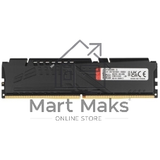 Оперативная память Kingston Fury Beast, DDR5, 32GB (1x32GB), 6000 MHz, CL36, с радиатором, черный