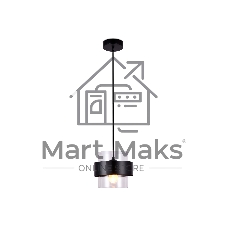 Светильник Ambrella light TR3646 BK/CL черный/прозрачный E27 max 40W D180*950