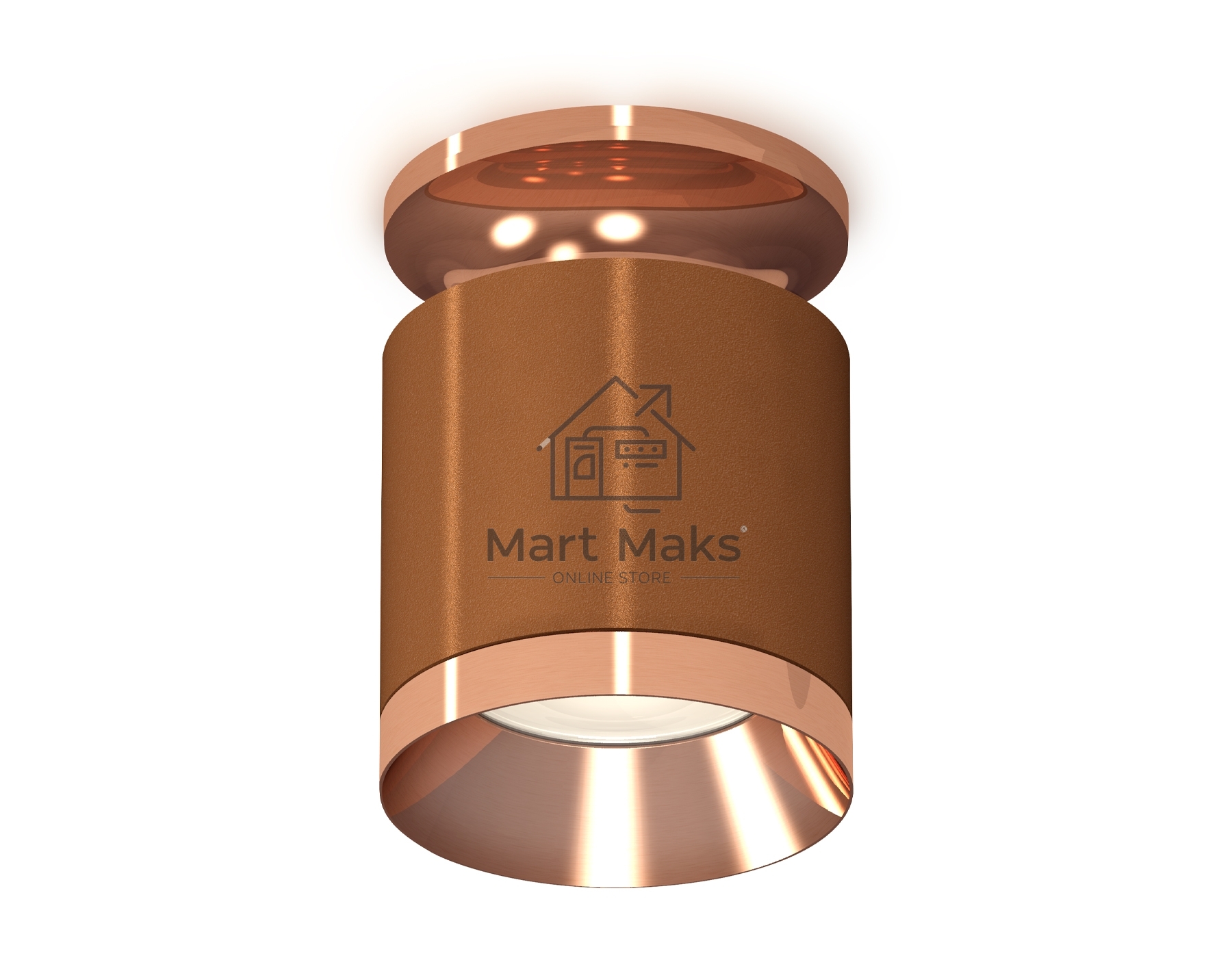 Светильник Ambrella Light XS7404141 SCF/PPG кофе песок/золото розовое полированное MR16 GU5.3 (N7930, C7404, N7035)