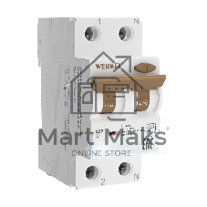 Дифференциальный автомат  Werkel 1P+N 32 A  30 mА  6 kА  C А W922P326