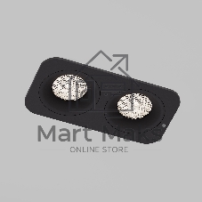 15277/LED / Светильник встраиваемый 20W 4000K черный IP44