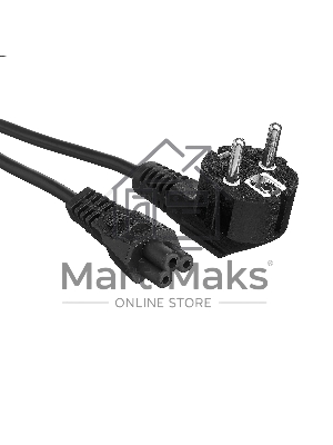 Кабель питания ноутбуков ExeGate Power PC5-1,8P (Евровилка Schuko->С5) VDE-250V-3*0.5-CU, 6A, 1.8м