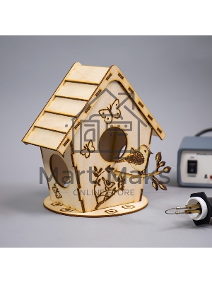 Доска для выжигания Rexant 12-0934, Кормушка для птиц, 3D модель, 1 шт., пакет