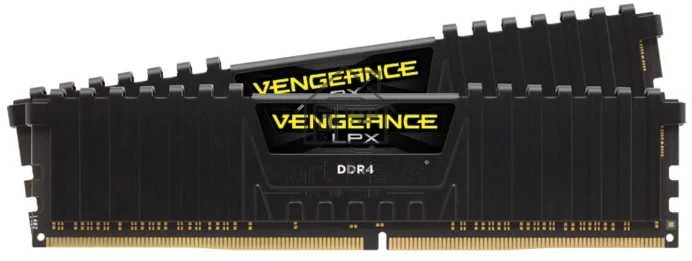 Оперативная память Corsair Vengeance LPX, DDR4, 16GB (2x8 GB), 3600 MHz, CL18, радиатор, черный