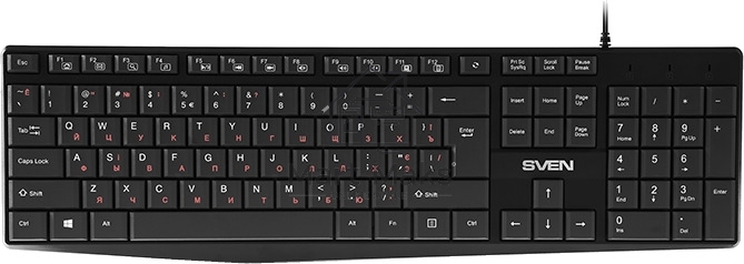 Клавиатура Sven KB-S305 чёрная USB