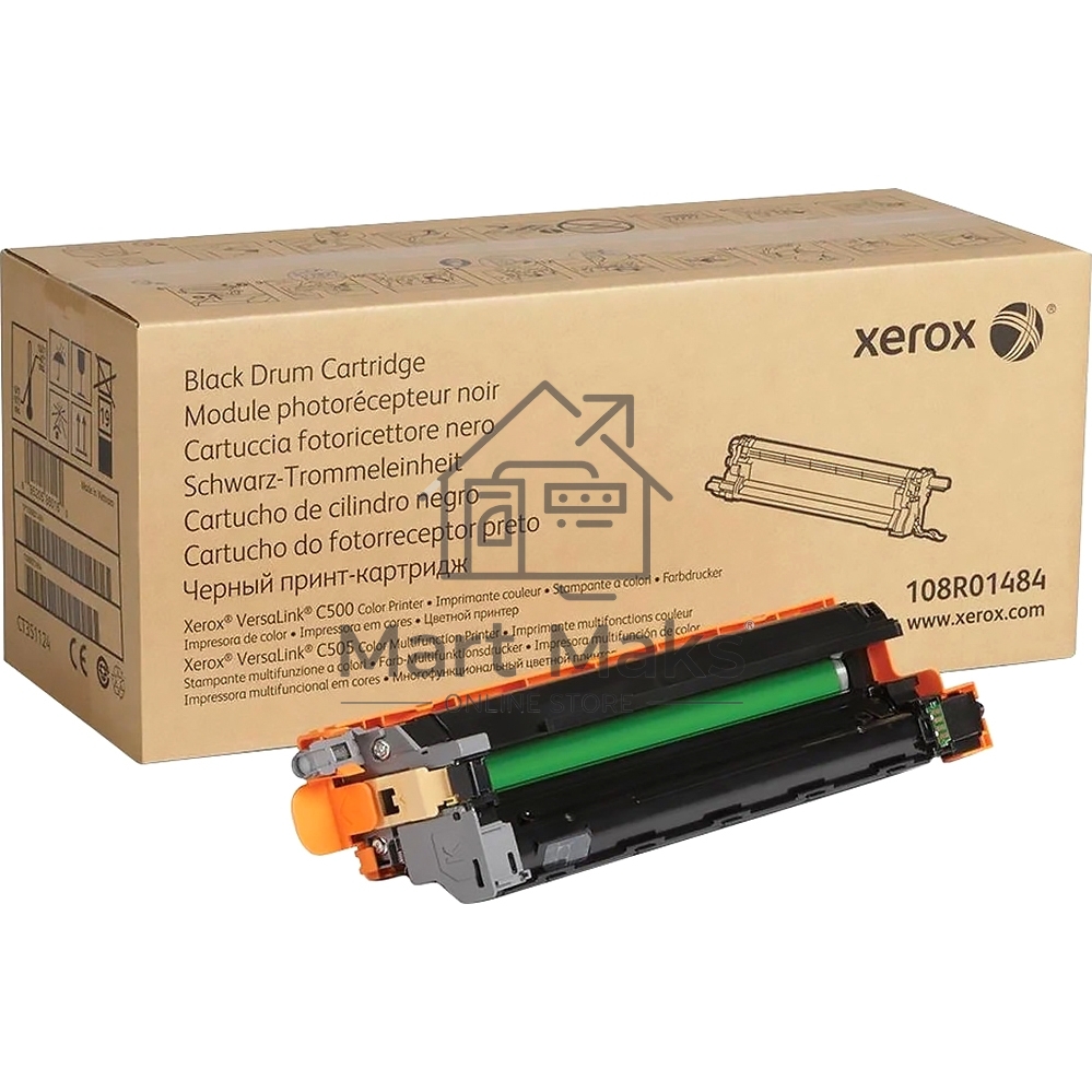 Барабан XEROX 108R01484 черный,black (40000 стр) для XEROXVersaLink C500/C505 (Channels)