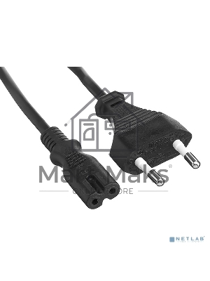 Кабель питания ExeGate ES281004RUS ноутбуков, аудио/видео ExeGate Special PCN-0,5S (CEE7/16->С7) 2x0.5, CCA, 0.5м