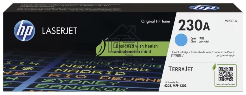 Картридж лазерный HP 230A Cyan Original LaserJet Toner Cartridge