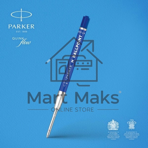 Стержень шариковый Parker QuinkFlow Basic Z09 (CW2166550) M 1мм, синие чернила, без упаковки