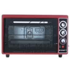 Электрическая плита Kraft КF-MO3804KR красный Мощность 1500(Вт),Объем 38(Л),Напряжение 220-240(В),Максимальная температура 320(°С),Внутренняя подсветка,Конвекция,Таймер отключения 90(Мин)
