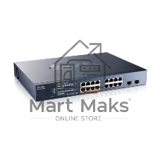 Коммутатор Zyxel NebulaFlex XMG1915-18EP-EU0101F 16x2.5Gbит/с 2SFP+ 8PoE++ 180W управляемый
