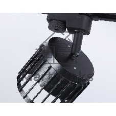 Трековый однофазный светильник Ambrella light GL5349 BK черный GX53 D100*80