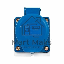 Розетка наруж. уст. 16А 220В 2Р+РЕ IP44 (113) EKF ps-113-16-220