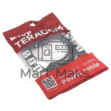 Кабель питания TERACOM для PDU IEC 60320 C13 - IEC 60320 C14 сечение 3x1.5мм2 250В 10A длина 2.0 метра