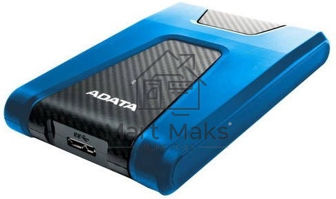 Внешний жесткий диск ADATA USB 3.1 2Tb AHD650-2TU31-CBL HD650 DashDrive Durable 2.5