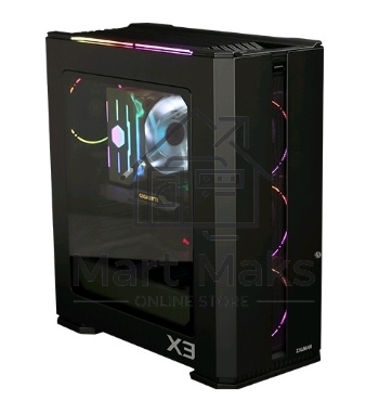 Компьютерный корпус ZALMAN X3, ATX, BLACK, WINDOW, 2x3.5