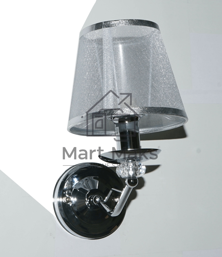 Бра Hiper E27х1х60Вт Белый/хром H027-1