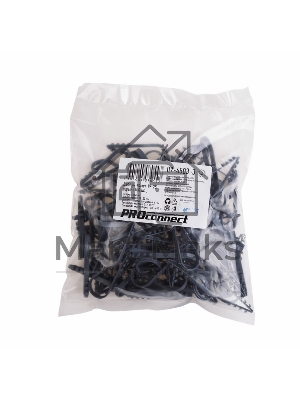 Дюбель-хомут нейлоновый PROconnect 19-25 мм, серый, упаковка 100 шт.