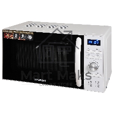 Микроволновая печь Hyundai HYM-D3027 белый, 20 л, 700 Вт, переключатели - кнопки, поворотный механизм