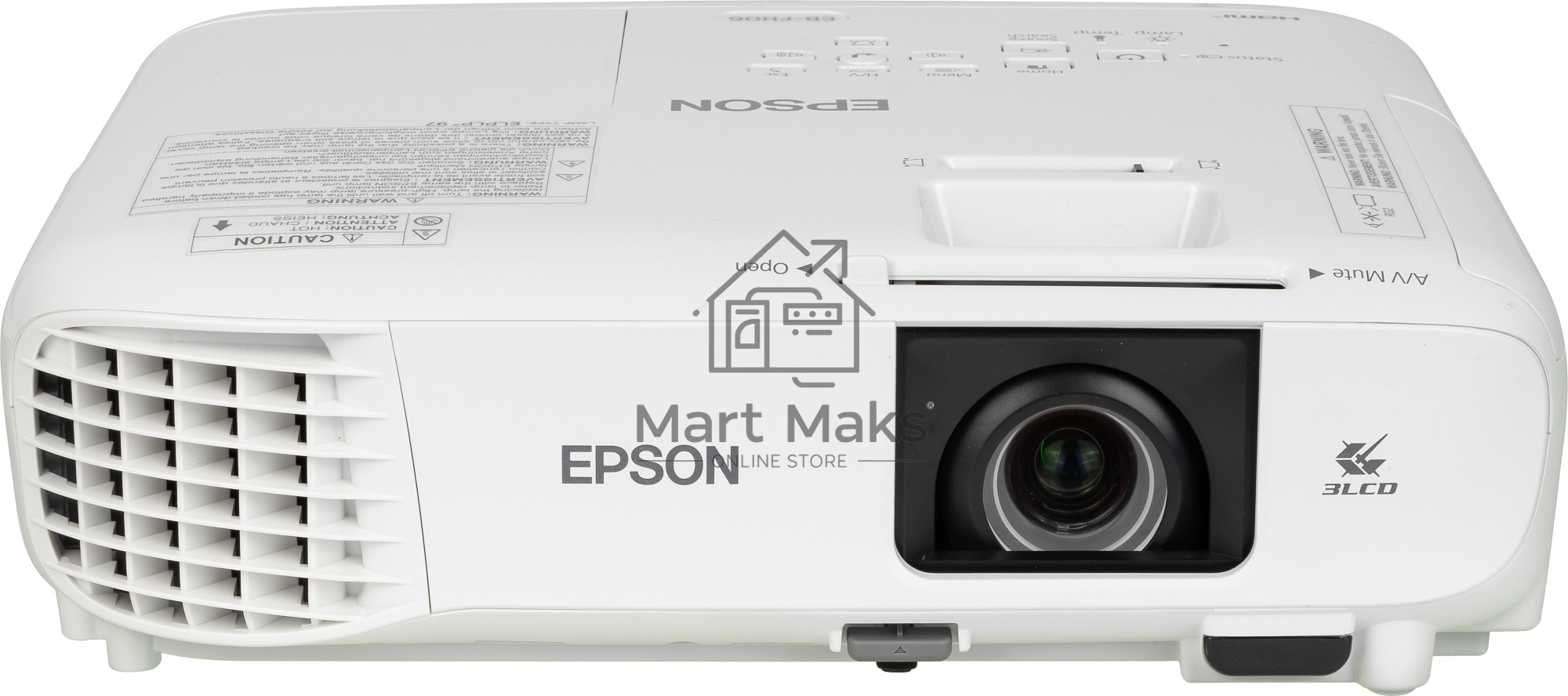 Проектор Epson EB-FH06 белый (LCD, 1920×1080, 3500Lm, 16000:1, 2.7 kg) (V11H974040)