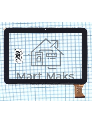 Сенсорное стекло (тачскрин) AD-C-103529-FPC, черное