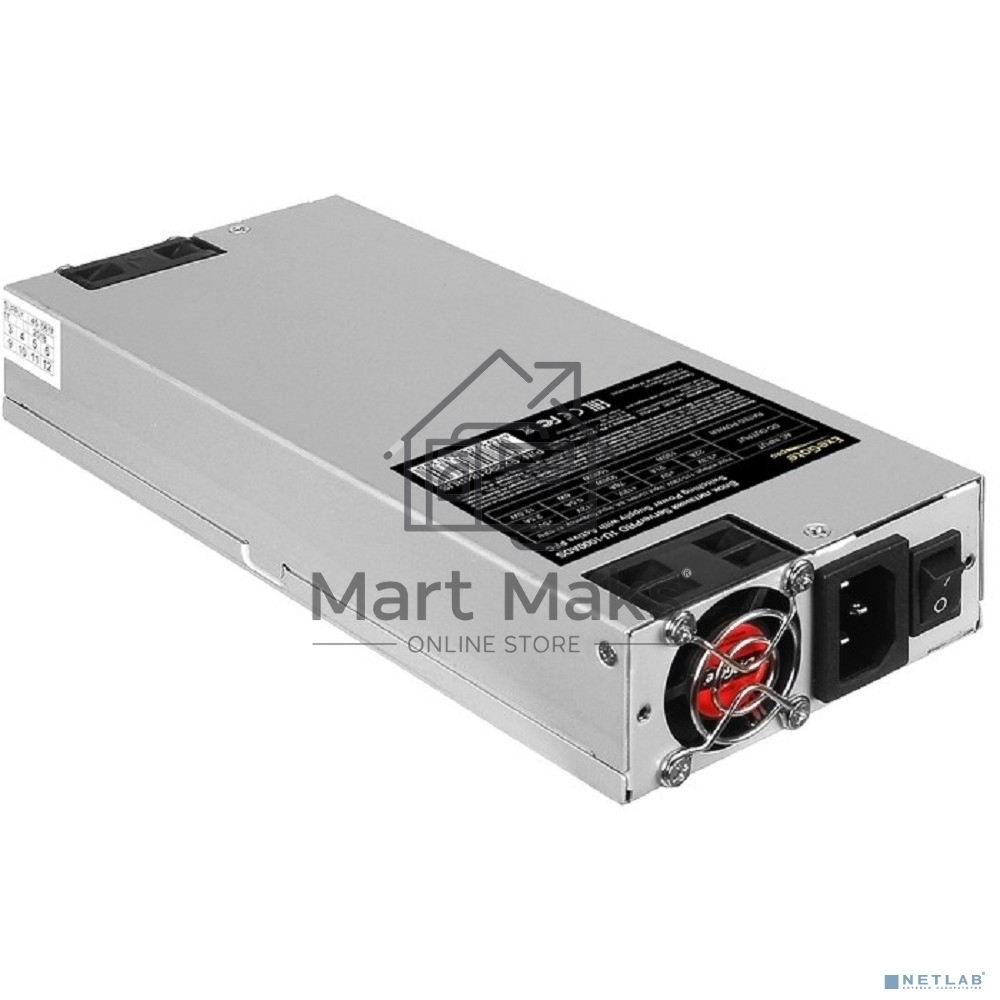 Серверный блок питания1000W ExeGate EX292184RUS ServerPRO-1U-1000ADS (1U, APFC, КПД 85% (80 PLUS Bronze), 2x4cm fans, 24pin, 2x(4+4)pin, 4xSATA, 3xIDE)
