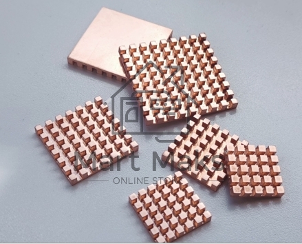 Медный радиатор 3M 9448A 35х35х3 мм с термоскотчем