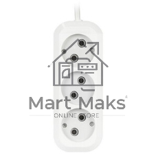 Удлинитель бытовой Smartbuy (SBE-10-3-15-N) 3 гнз х 15 м (10А/2.2 кВт, ПВС 2х1.0)