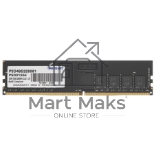 Оперативная память Patriot Signature, DDR4, 8GB (1x8 GB), 3200 MHz, CL22, DIMM