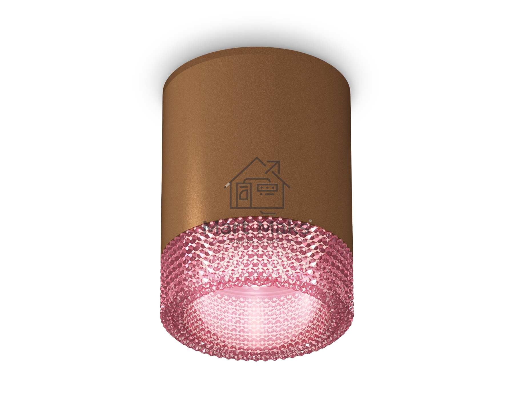 Светильник Ambrella Light XS6304021 SCF/PI кофе песок/розовый MR16 GU5.3 (C6304, N6152)