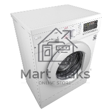 Стиральная машина LG F1296CDS0X белый, загрузка фронтальная 6 кг, 1200 об/мин, класс B