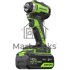 Гайковерт Greenworks G24IW200 аккум. патрон:квад.3/8