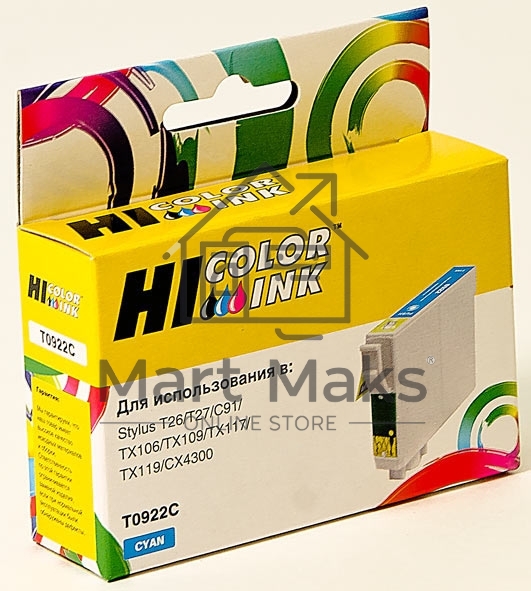 Картридж Epson Stylus C91/CX4300/T26/TX106/109 (Hi-Black) new, T09224A10/C13T10824A10, C