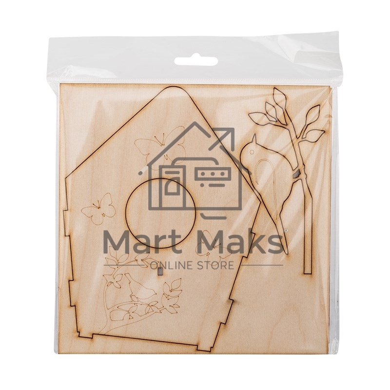 Доска для выжигания Rexant 12-0934, Кормушка для птиц, 3D модель, 1 шт., пакет