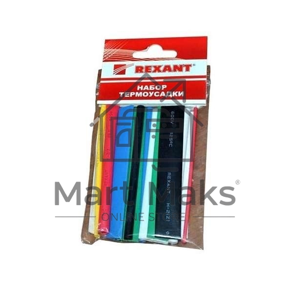 Термоусаживаемые трубки MULTICOLOR 2:1 (Набор 13 шт.) Rexant
