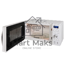 Микроволновая печь Hyundai HYM-D3027 белый, 20 л, 700 Вт, переключатели - кнопки, поворотный механизм