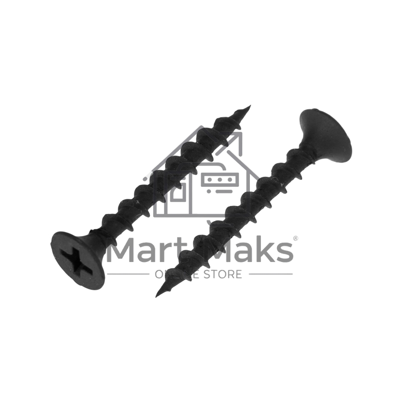 Саморез гипсокартон-дерево KRANZ 3.5х32, пакет (25шт.)