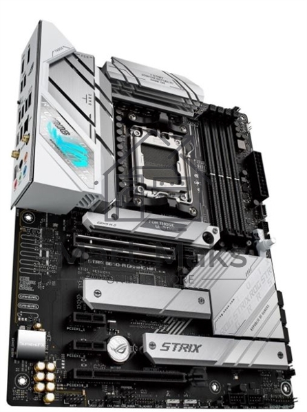 Материнская плата ASUS ROG STRIX B650-A GAMING WIFI, AM5, AMD B650, 4xDDR5, 4xSATA, 3xM.2, 1xPCIe 4.0 x16, 1xPCIe 4.0 x4, 1xHDMI, 1xDP, 1x 2.5Gb LAN, 3xUSB-A 3.2 Gen 2, 4xUSB 2.0, 5x3.5 мм, 7.1, Standard-ATX