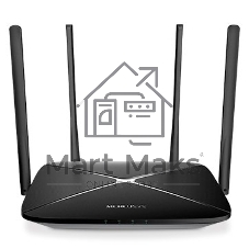 Роутер беспроводной Mercusys AC12G AC1300 10/100/1000BASE-TX черный