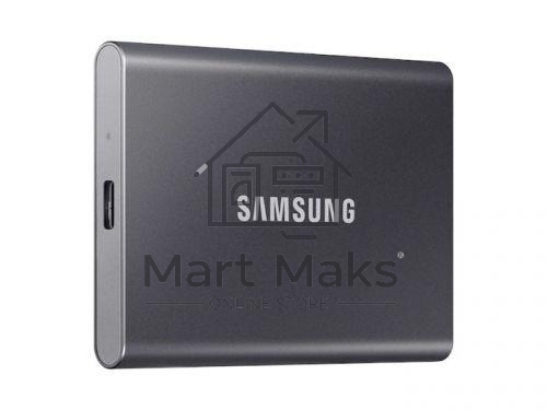 Твердотельный накопитель Samsung SSD 2TB T7, USB Type-C, R/W 1000/1050MB/s, Titanium