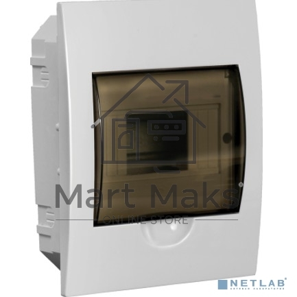 Бокс ЩРВ-П-6 мод. встраив. пластик IP41 GENERICA IEK MKP12-V-06-41-G