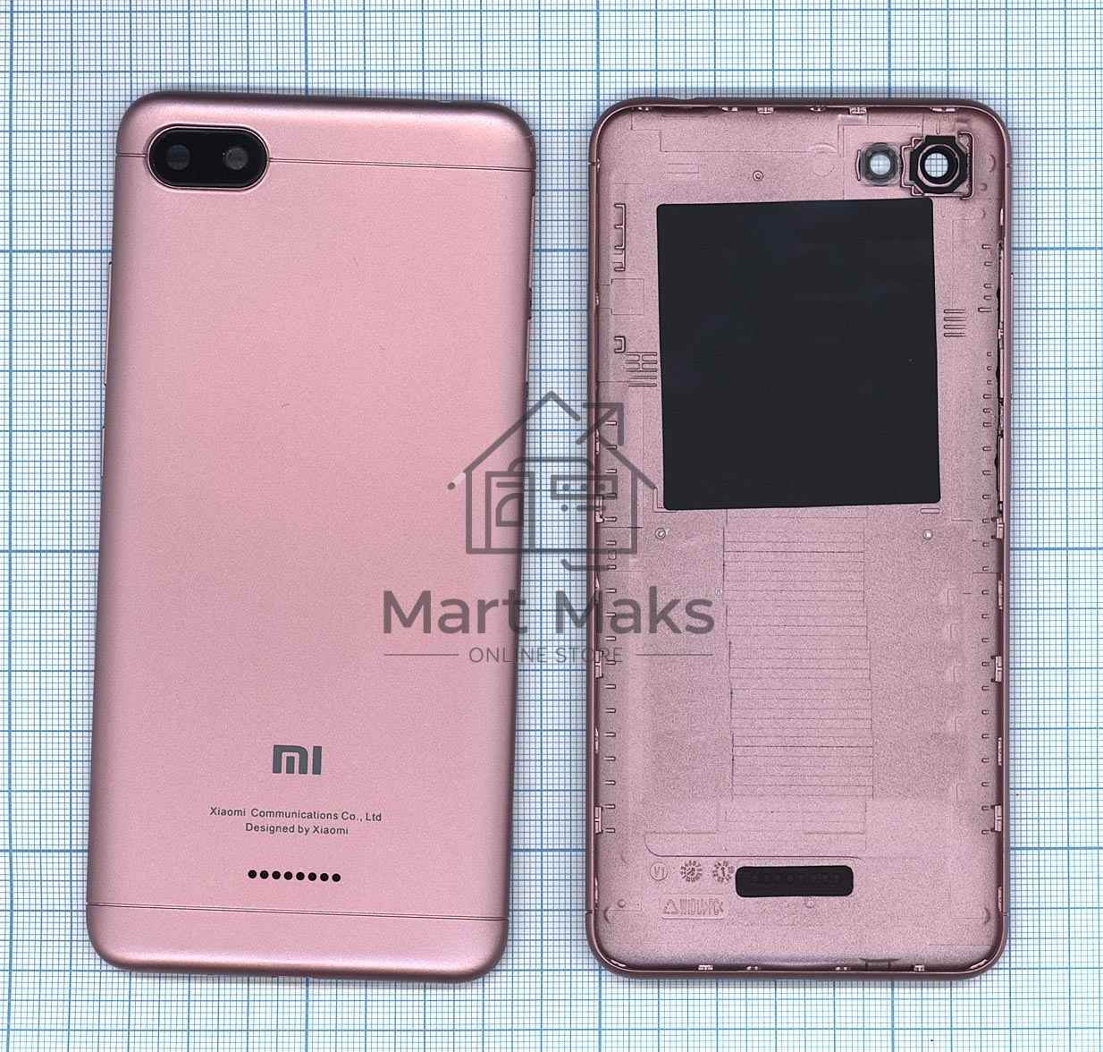Задняя крышка для Xiaomi Redmi 6A Rose Gold