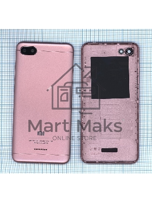 Задняя крышка для Xiaomi Redmi 6A Rose Gold